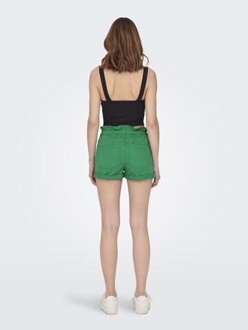 Regular Pantalon ONLY en vert