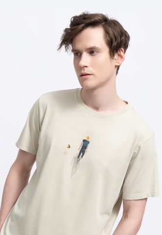 Kaft Shirt 'Flugi' in Beige