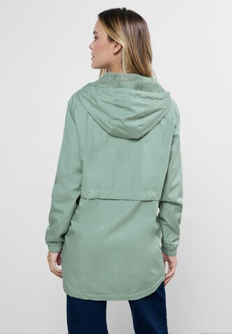 CECIL Between-Seasons Coat in Green