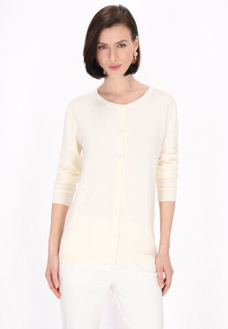 Cardigan Usha en beige : devant