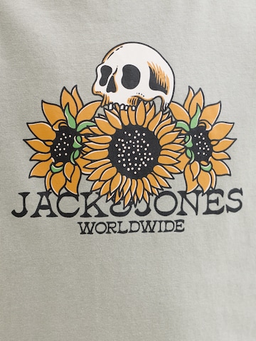 Jack & Jones Junior T-Shirt 'JORCATSKILLS' in Grün