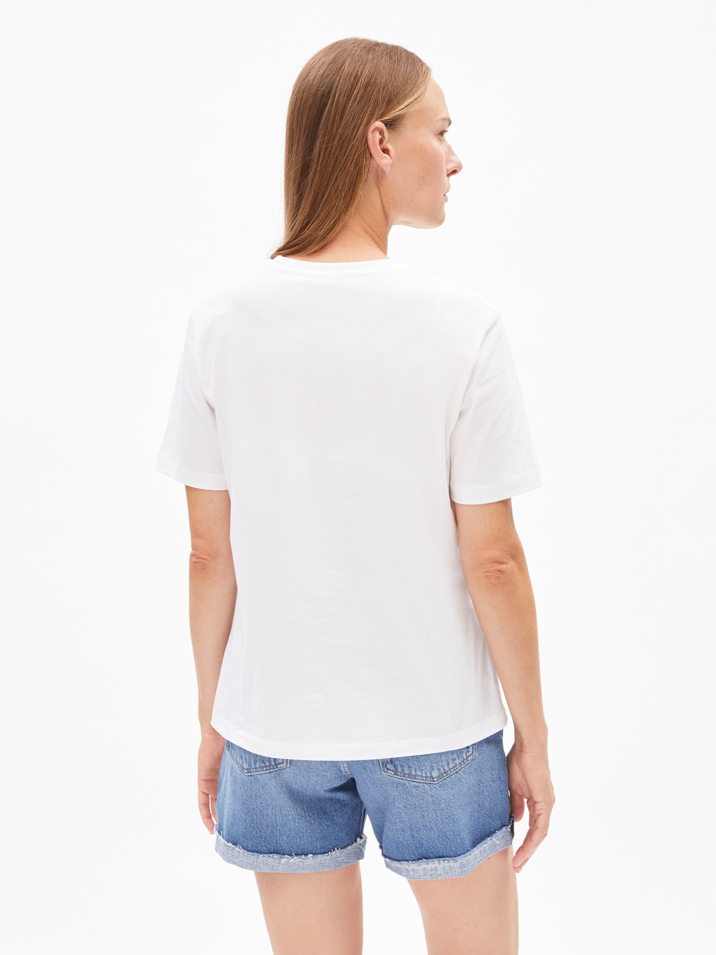 ARMEDANGELS Shirt ' LUALAA ' in Wit: voorkant