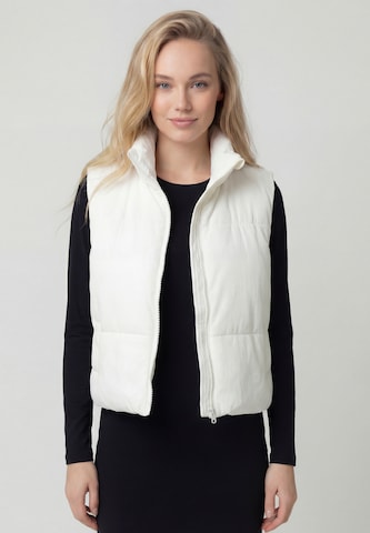 Gilet Jika en blanc : devant
