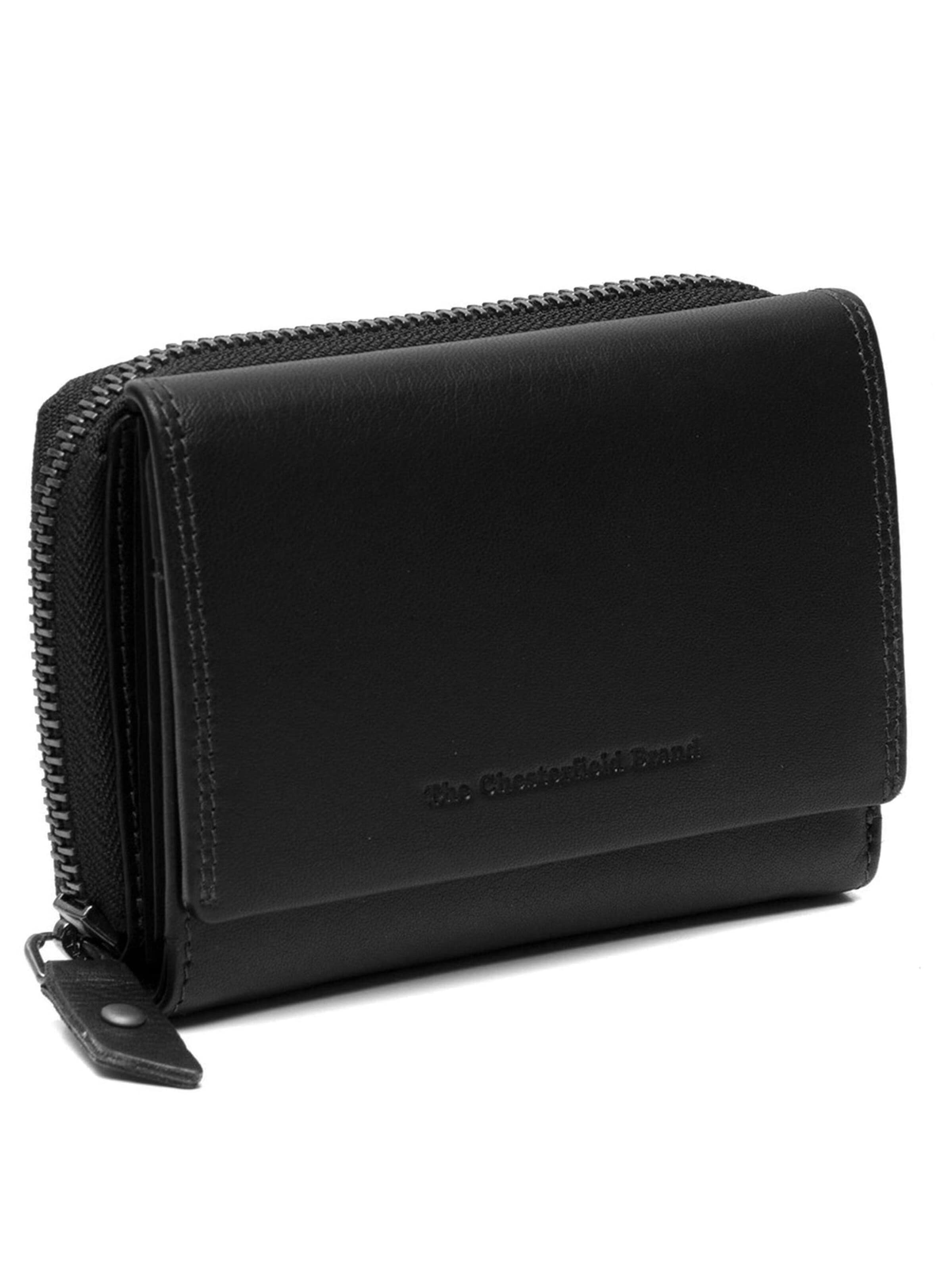 The Chesterfield Brand Portemonnaie 'Doniva'‌‌‌‌‌‌ in Schwarz: Vorderseite