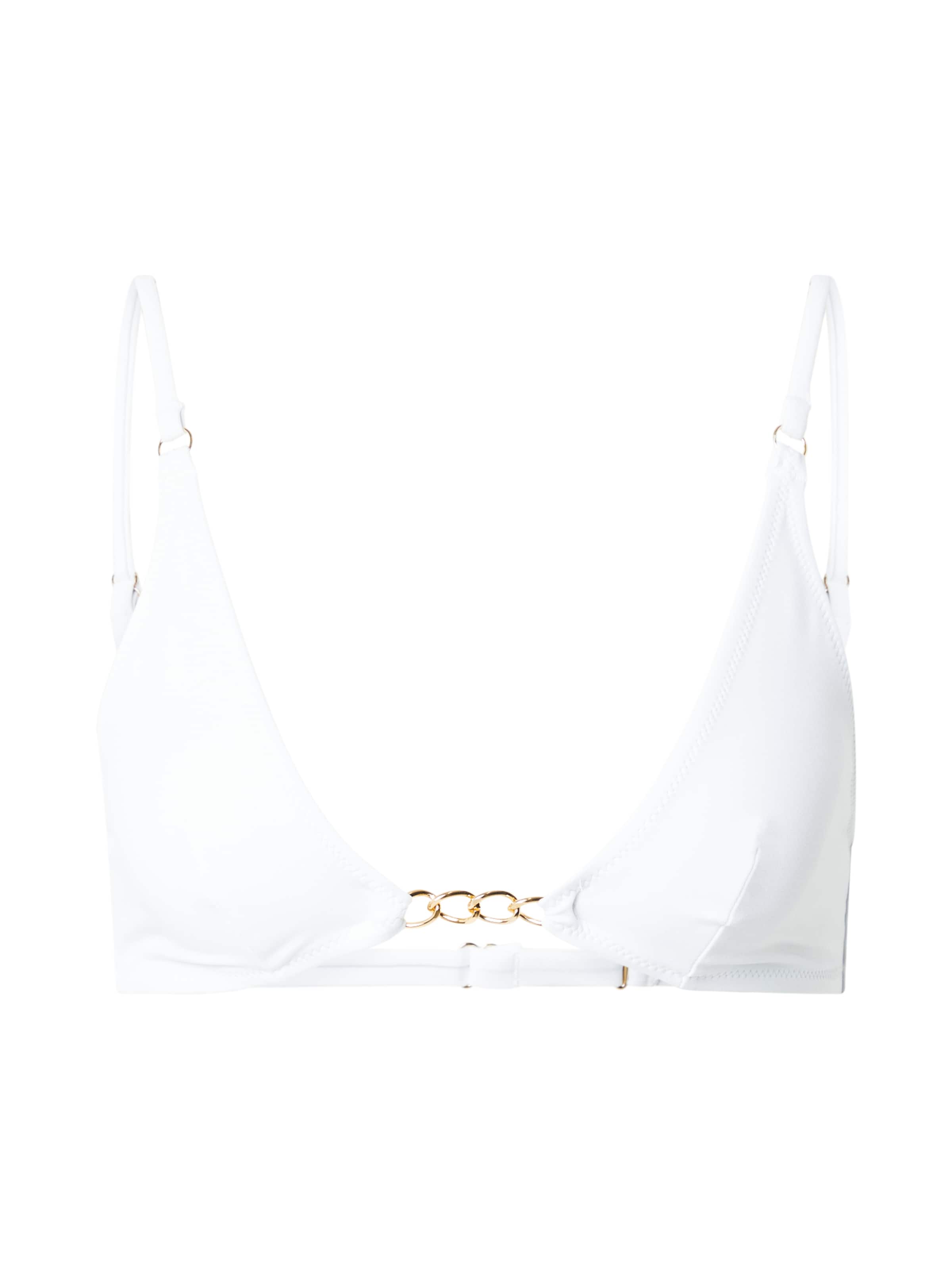 ETAM Triangen Bikiniöverdel 'MAILLON' i vit: framsida