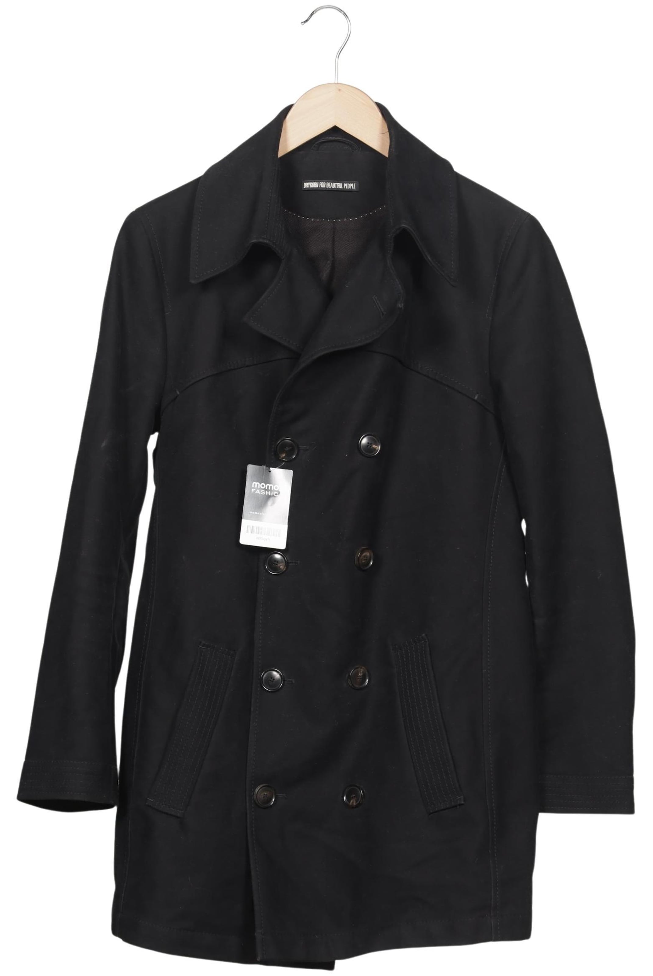 DRYKORN Jacket & Coat in S in Black: front
