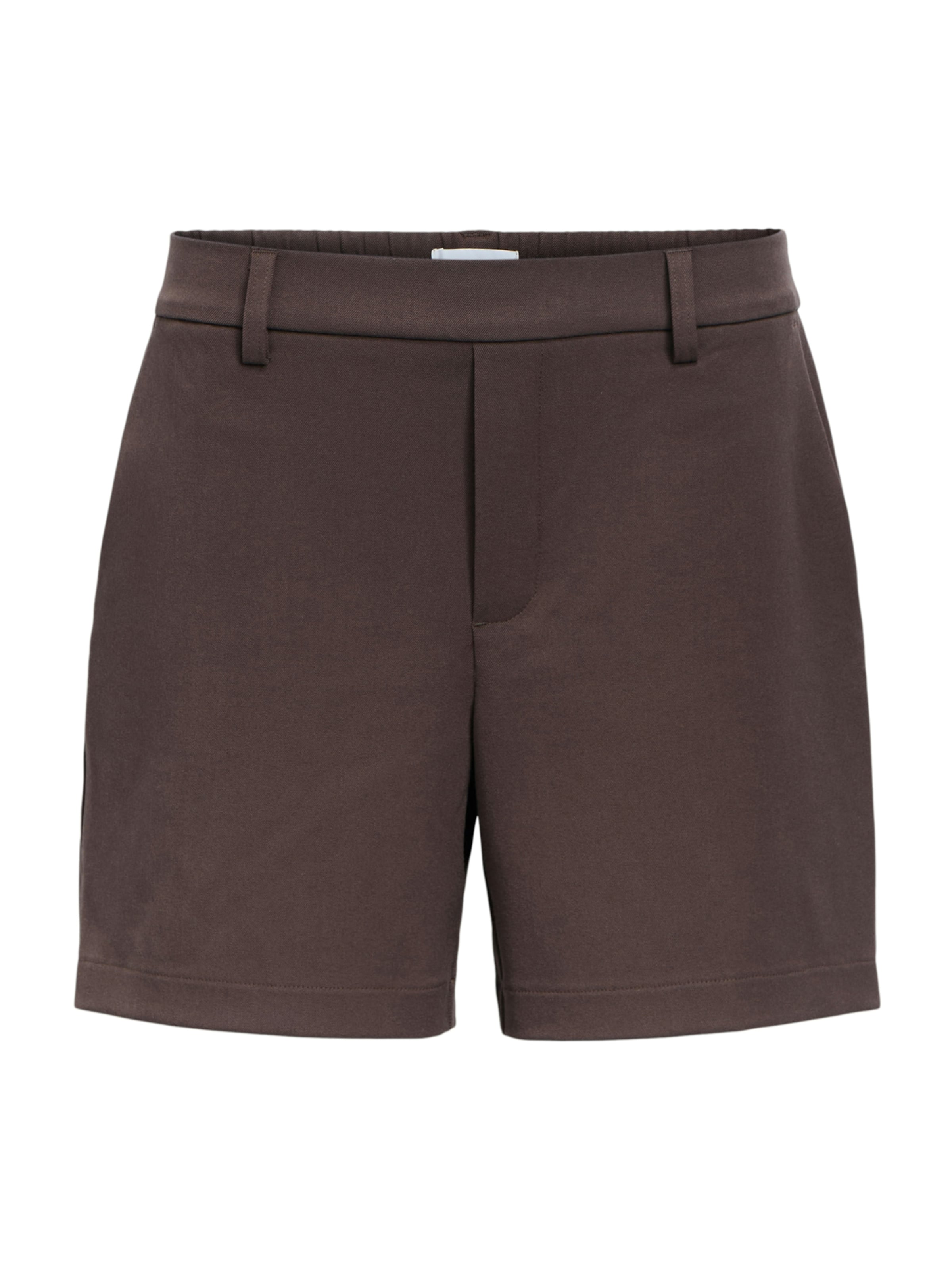 OBJECT Regular Shorts 'OBJLisa' in Braun: Vorderseite