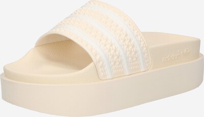 ADIDAS ORIGINALS Pantolette  'Bonega' in creme / weiß, Produktansicht