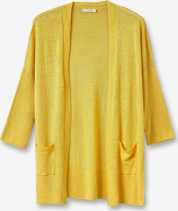 eve in paradise Knit Cardigan 'Freya' in Yellow: front