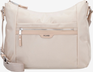 Picard Schultertasche 'Adventure' in Beige: Vorderseite