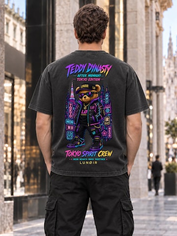 LUNØIR Studio Shirt 'Tokyo Spirit Crew'‌‌‌‌‌‌‌ in Schwarz