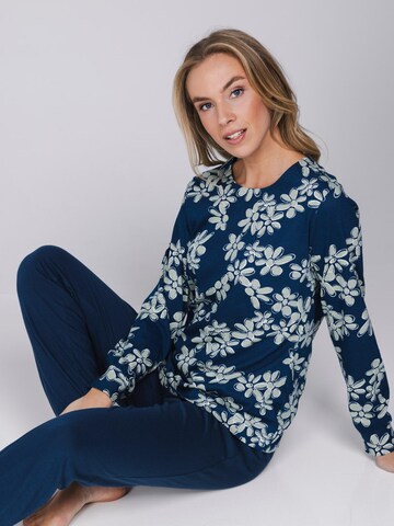 Pyjama 'Nordic Bloom' Pastunette en bleu
