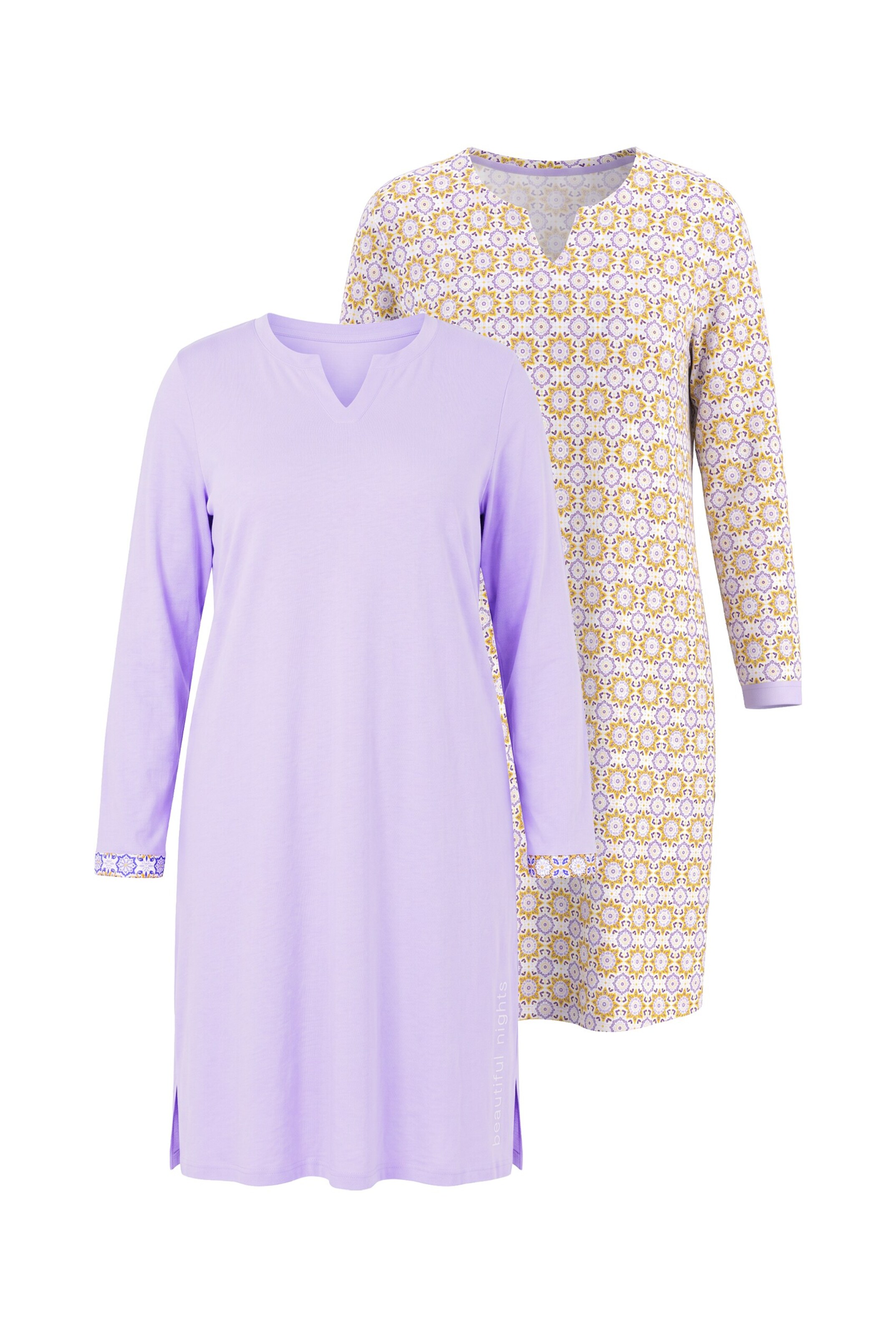 Ulla Popken Nightgown in Mixed colors: front