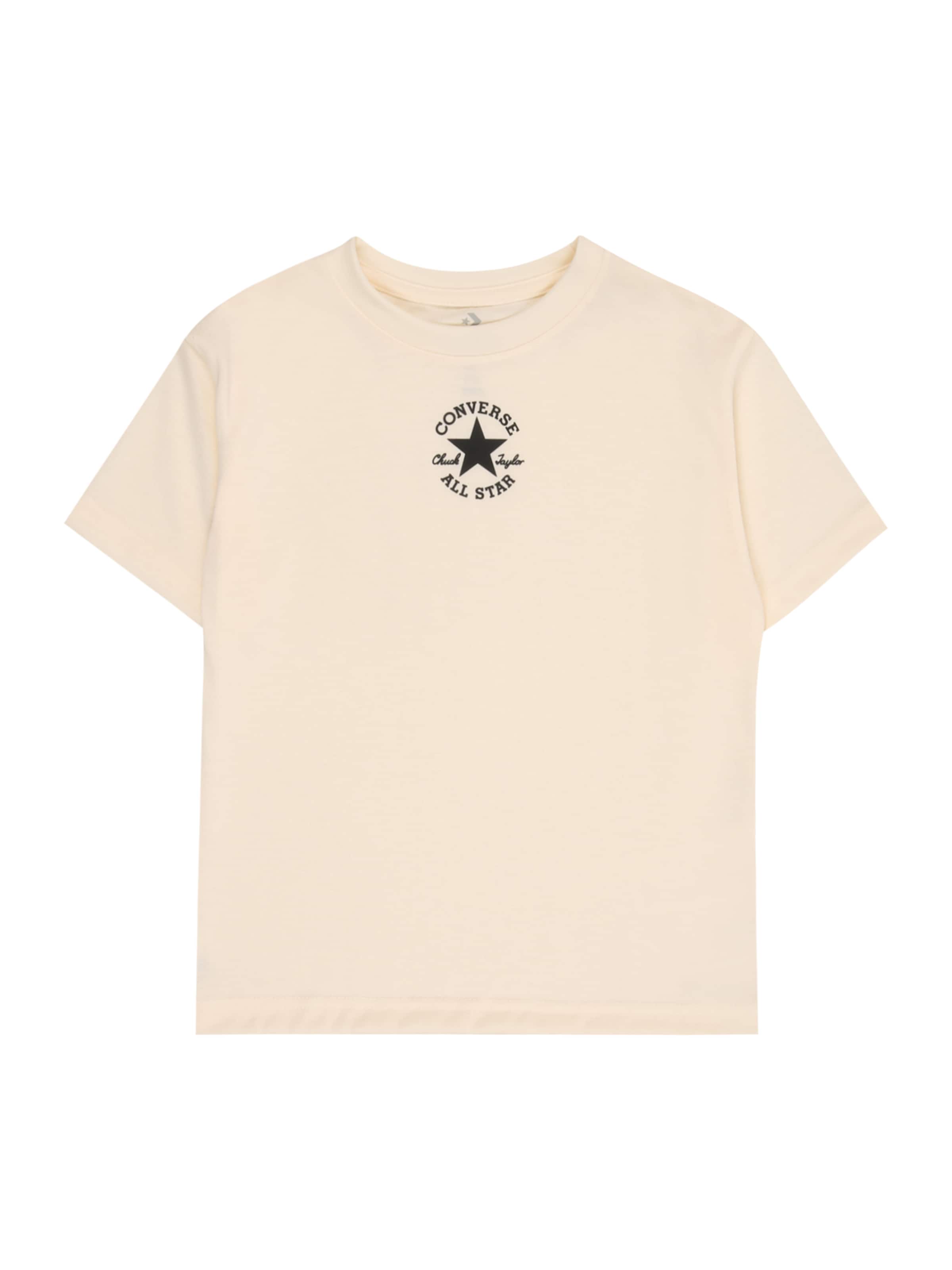 CONVERSE T-shirt i beige: framsida