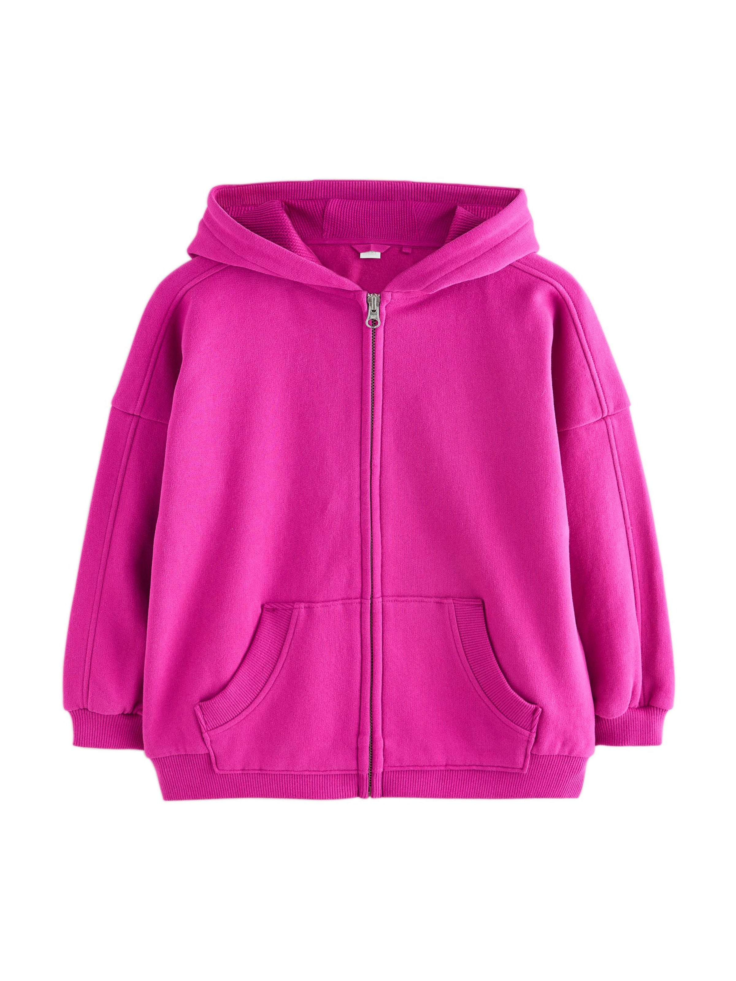 Next Sweatjacke in Pink: Vorderseite