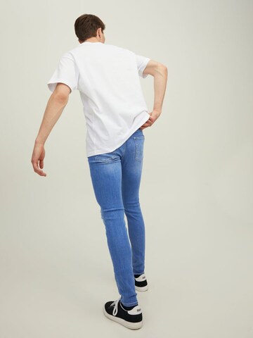 Skinny Jean 'Liam' JACK & JONES en bleu