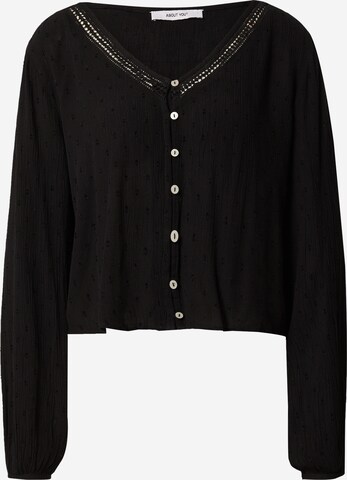 ABOUT YOU Blouse 'Pia' in Zwart: voorkant