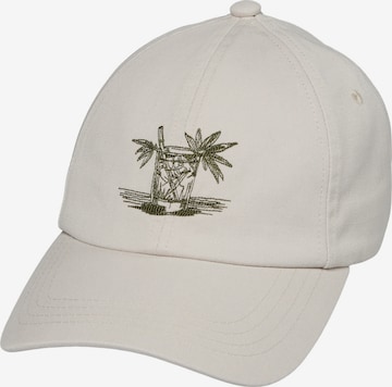 Casquette Marc O'Polo en beige : devant