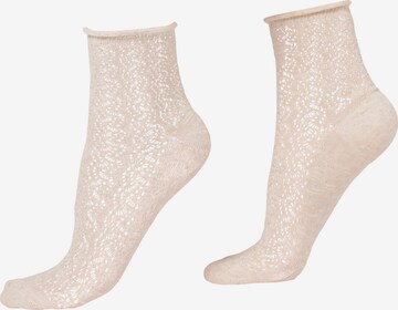 CALZEDONIA Socks in Beige: front