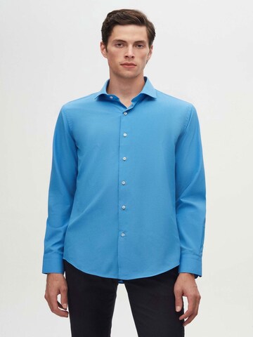 D’S Damat Shirt in Blauw: voorkant