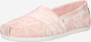 TOMS - Sapato Slip-on 'ALPARGATA' em rosa: frente