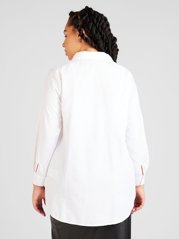 ONLY Carmakoma - Blusa 'HALLI' en blanco