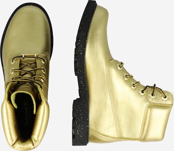 TIMBERLAND Lace-Up Ankle Boots in Gold