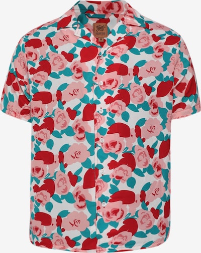 Campus Sutra Koszula ' Dean ' w kolorze zielony / czerwony / jasnoczerwony / białym, Podgląd produktu