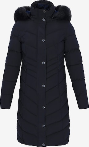 Usha Winter Coat in Blue: front