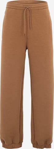Pantalon 'Simon' WEEKDAY en marron : devant