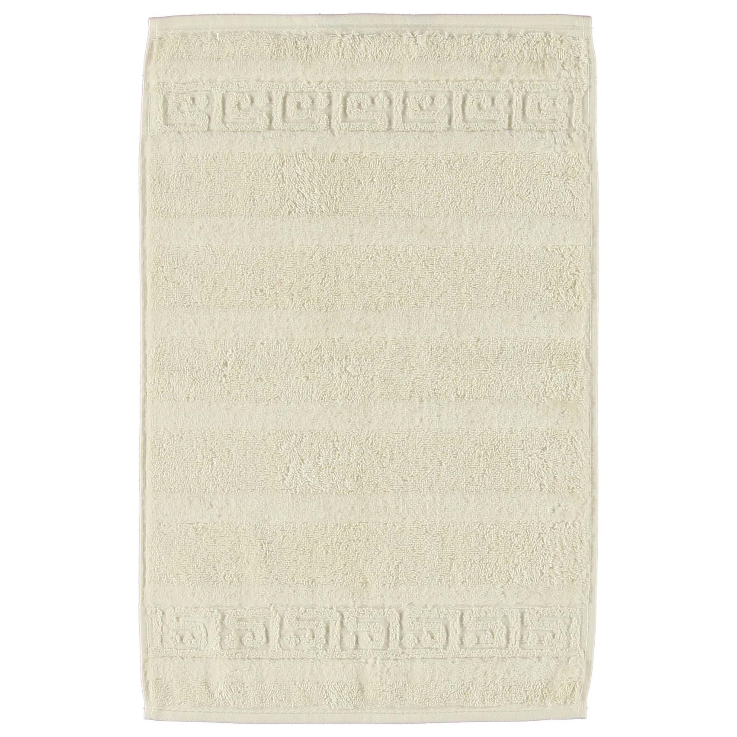 Asciugamano di Cawö in bianco: frontale