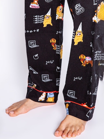 PJ Salvage Pyjamabroek 'Flannels' in Grijs