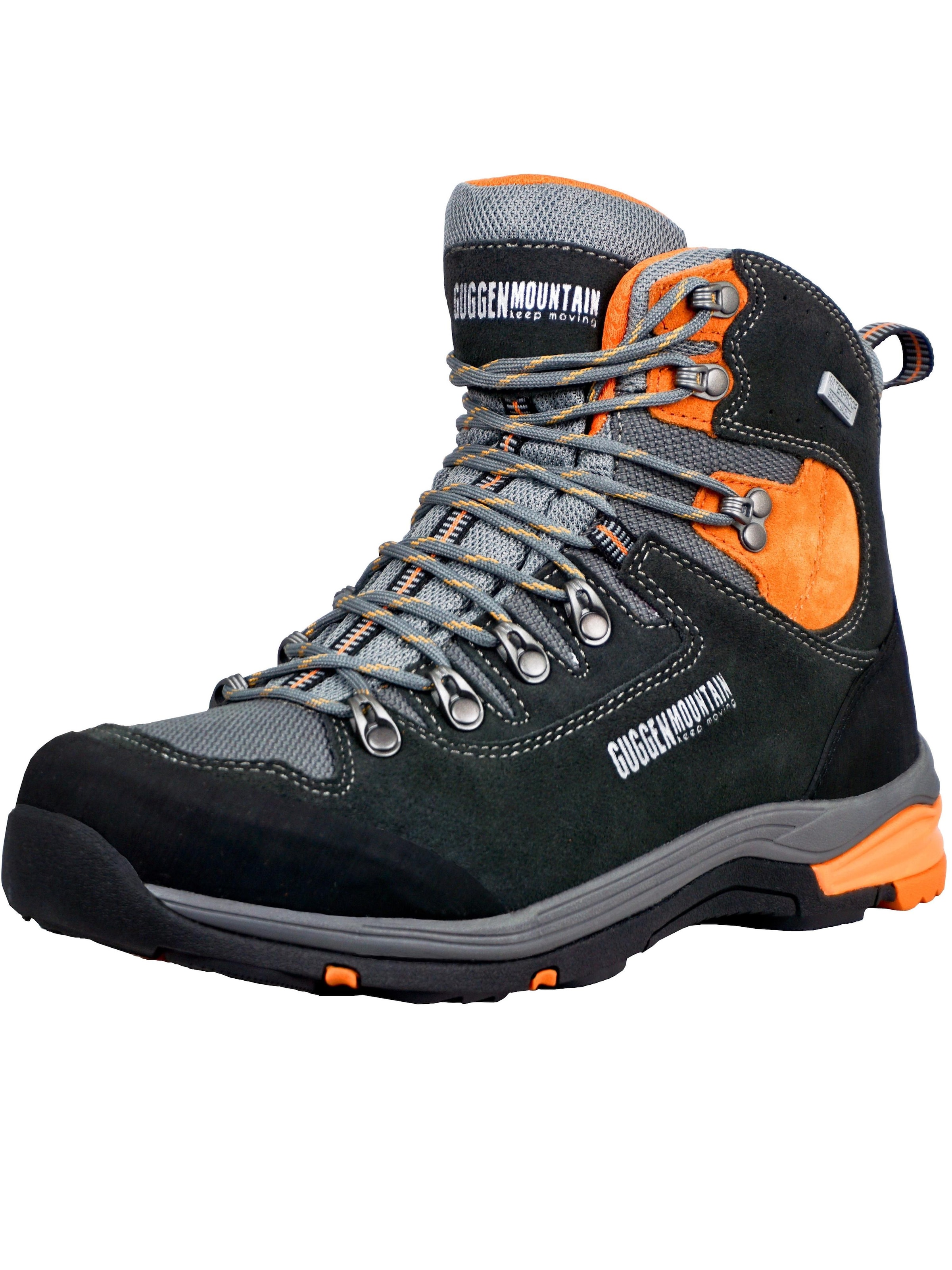 Guggen Mountain Lace-up boots in Black: front