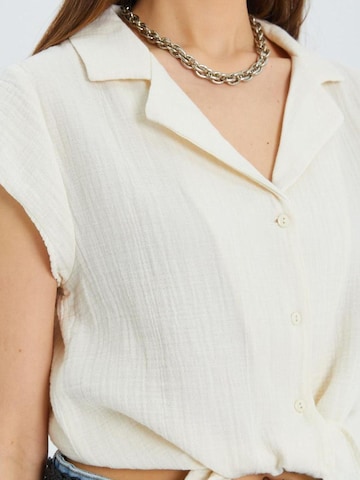 MixRay Blouse in Beige