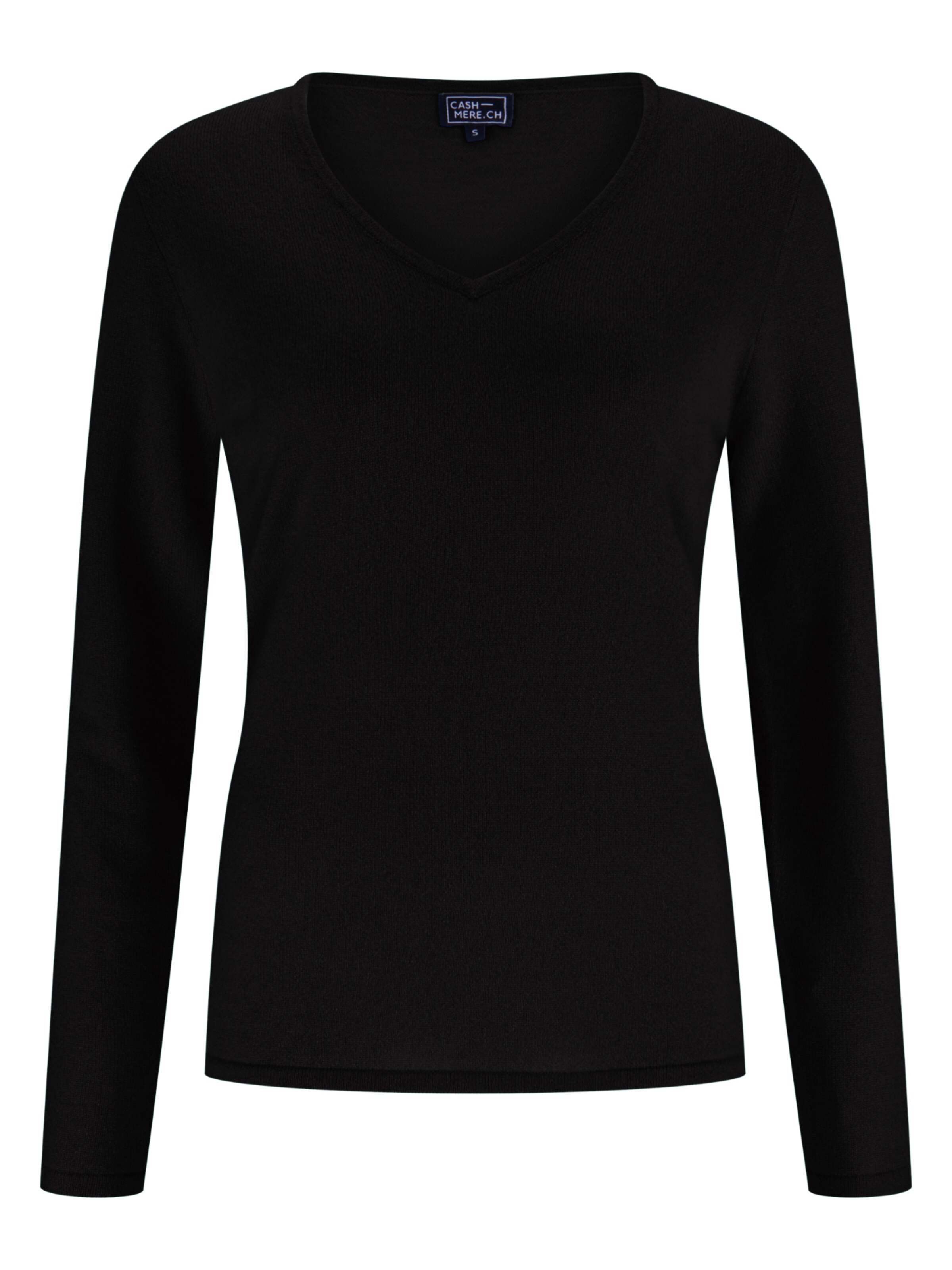 CASH-MERE.CH Pullover i sort: forside