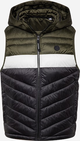 JACK & JONES Bodywarmer 'Hero' in Groen: voorkant