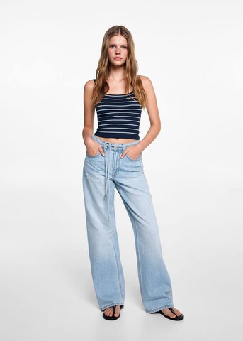 MANGO TEEN Wide leg Jeans in Blue