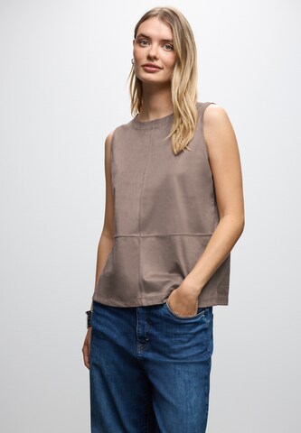 STREET ONE Top in Brown: front