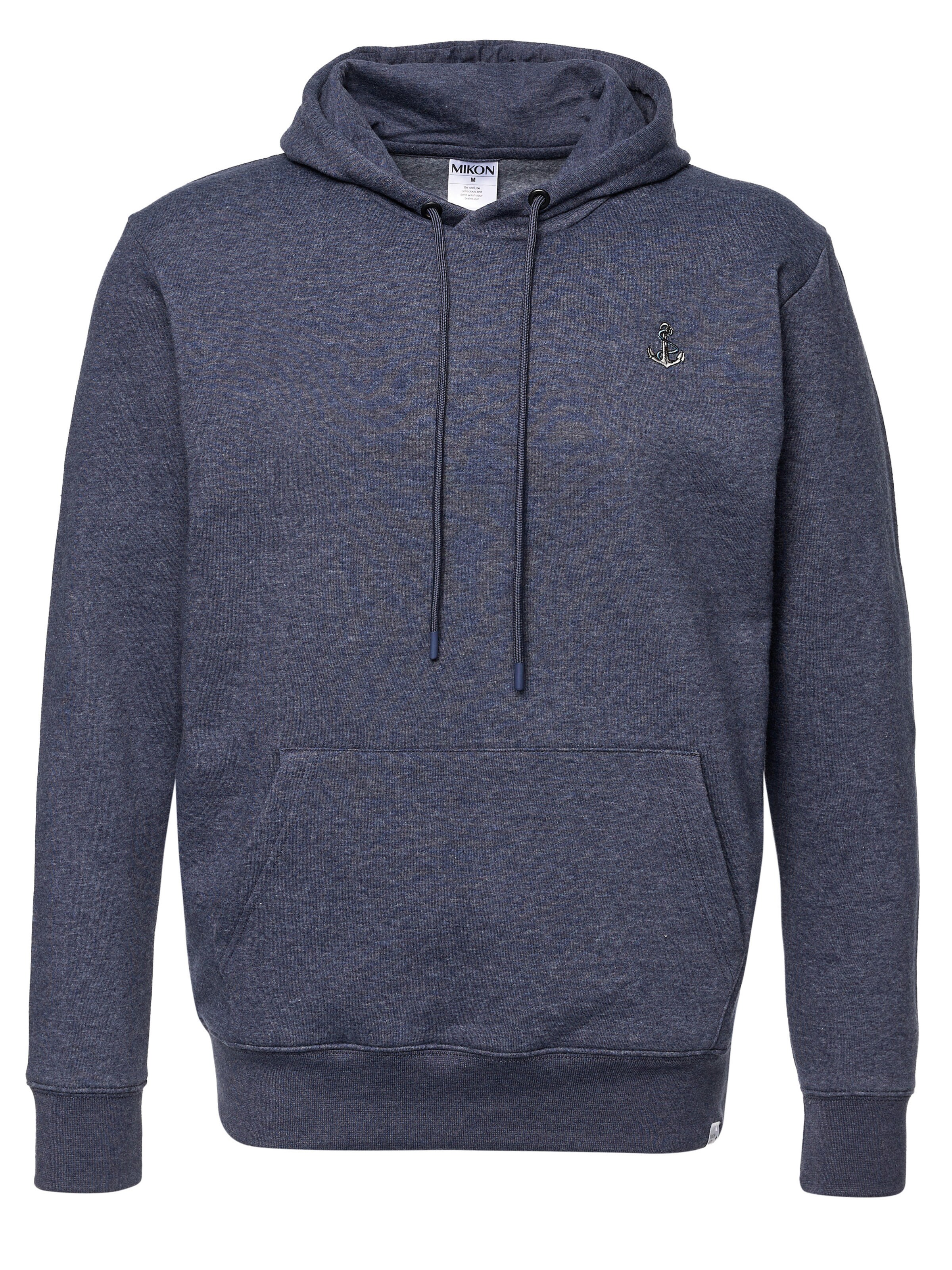 Mikon Sweatshirt 'Anker' in Blau: Vorderseite