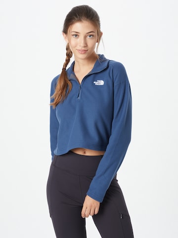 Pulover de la THE NORTH FACE pe albastru: față