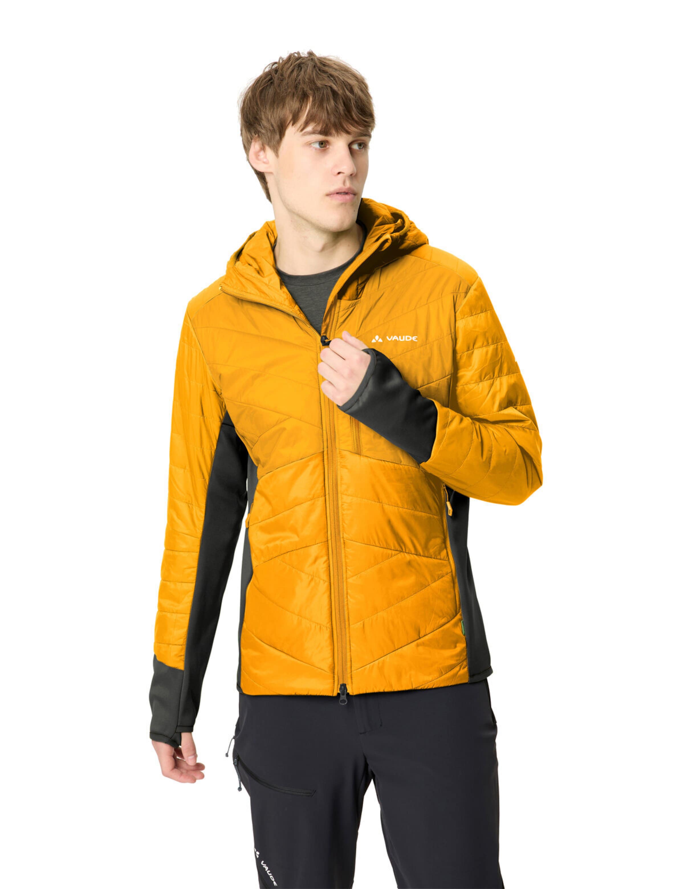 VAUDE Outdoor jacket 'Sesvenna IV' in Yellow