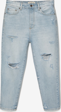 Pull&Bear Loose fit Jeans in Blue: front