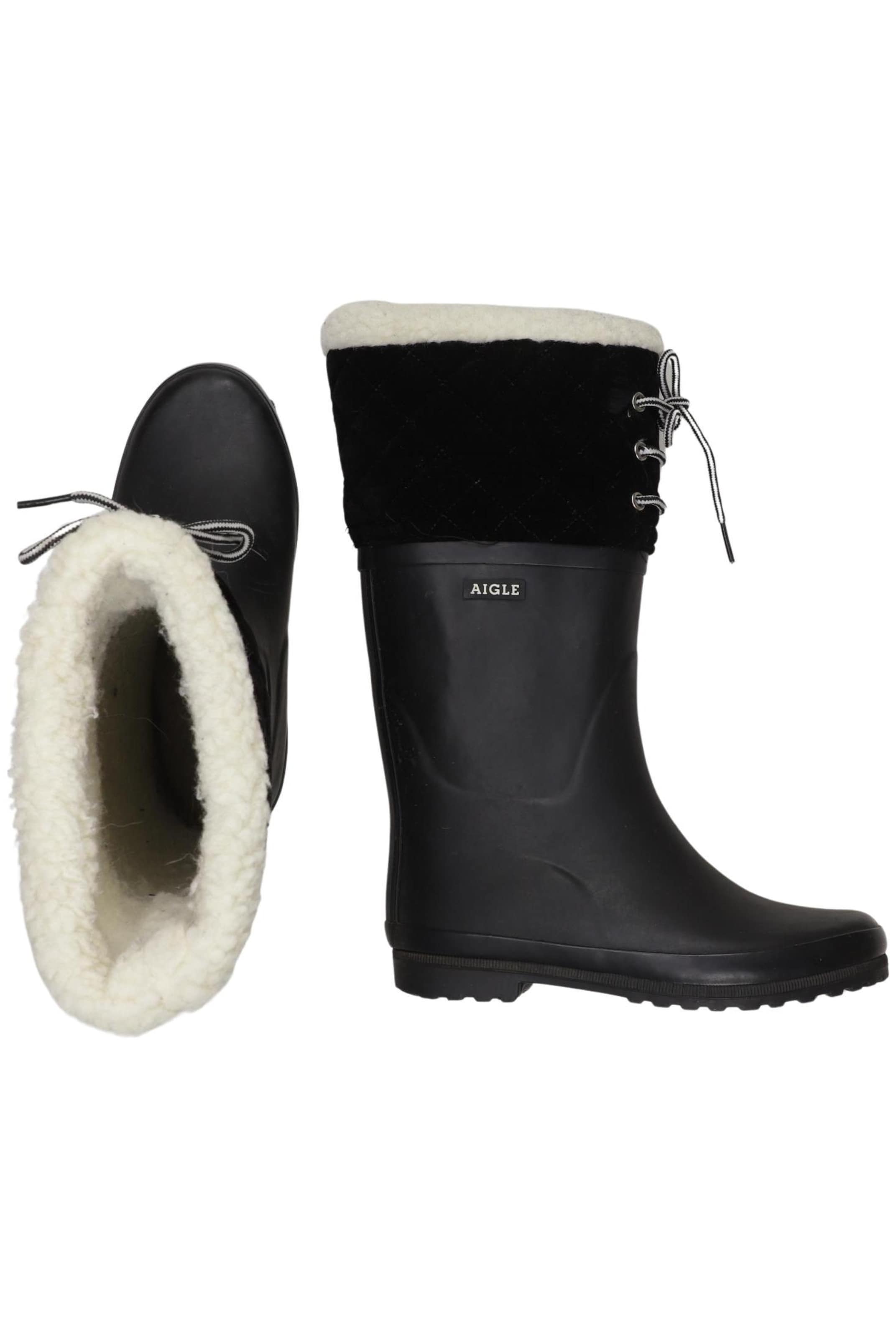 AIGLE Dress Boots in 35 in Black: front