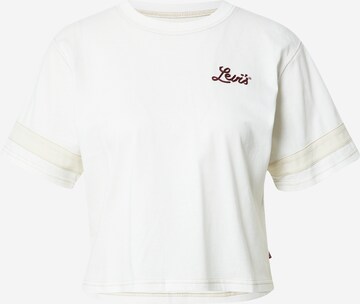 LEVI'S ® Tričko 'Graphic Football Tee' – bílá: přední strana