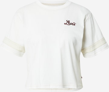 LEVI'S T-Shirt 'GRAPHIC FOOTBALL TEE NEUTRALS' in Weiß: predná strana
