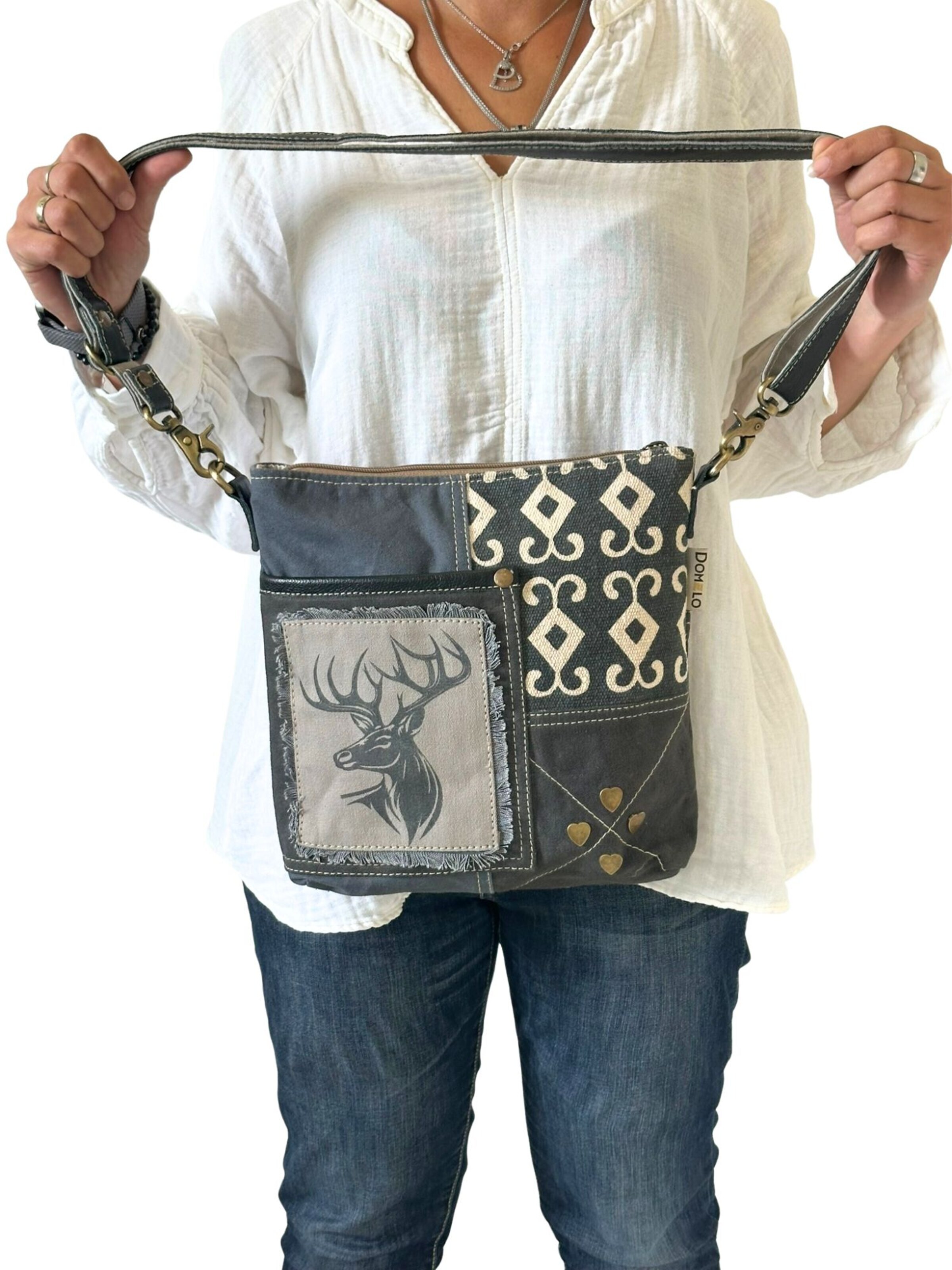 DOMELO Crossbody Bag 'Domelo' in Black
