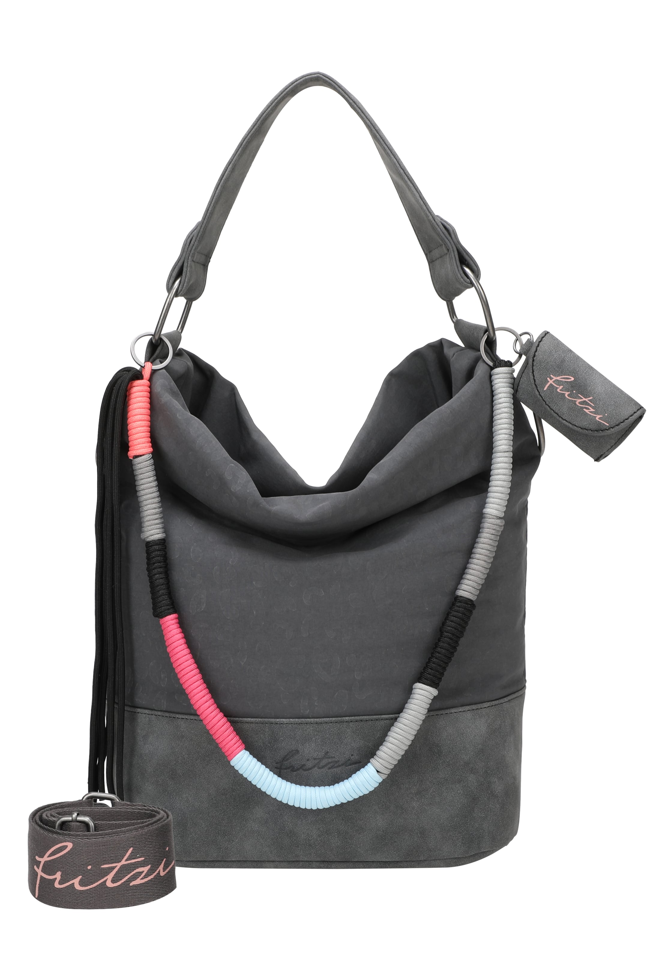 Borsa a spalla 'Olga Limited' di Fritzi aus Preußen in grigio: frontale