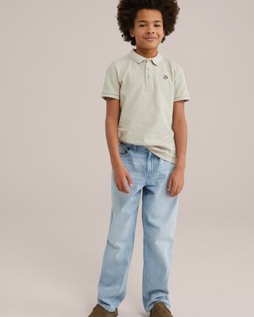 T-Shirt WE Fashion en beige