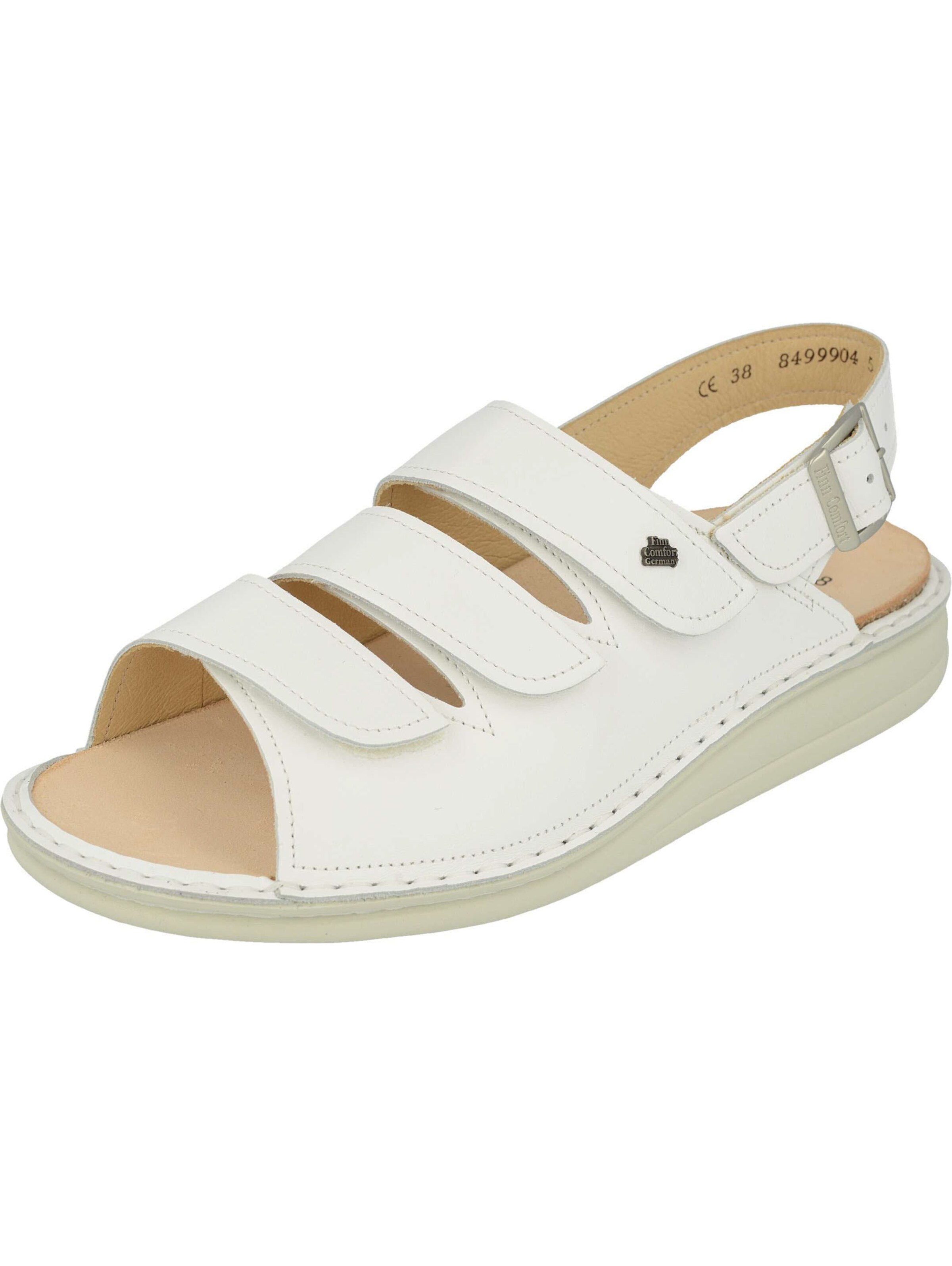 Finn Comfort Sandale 'Sylt' in Weiß: Vorderseite