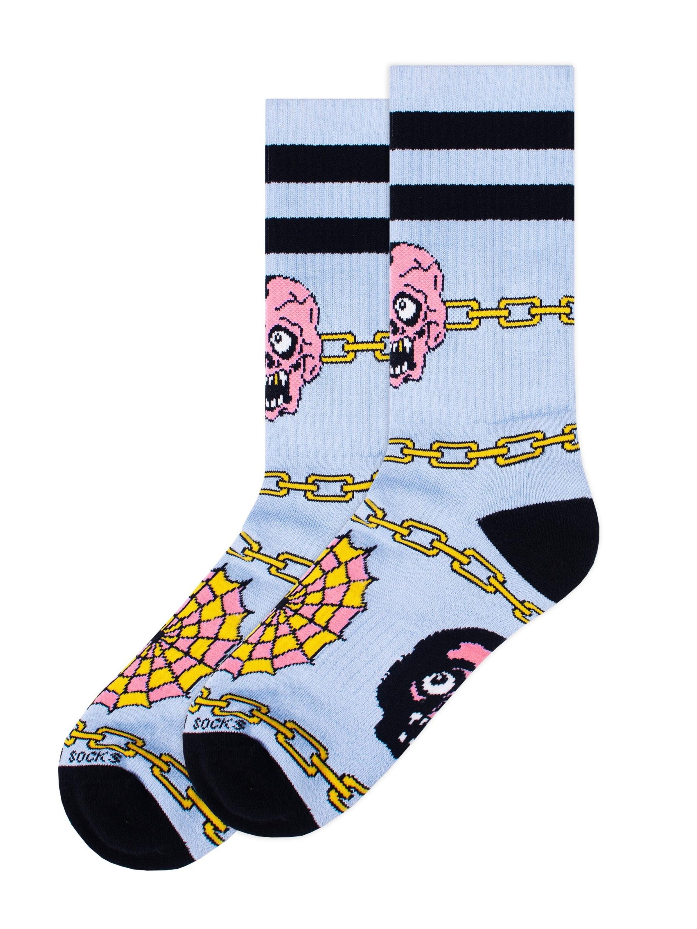 American Socks Socken 'Weirdo - Mid High'‌‌‌‌‌‌‌ in Blau: Vorderseite